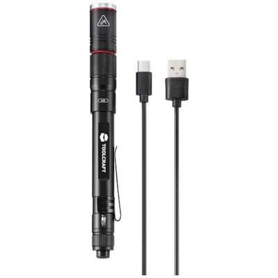 TOOLCRAFT TO-8254890 Penlight werkt op een accu SMD LED Zwart TOOLCRAFT TO-8254890 Penlight werkt op een accu SMD LED Zwart