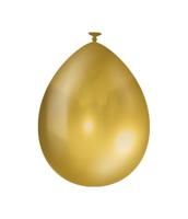 Balloons metallic 10 pcs gold - thumbnail