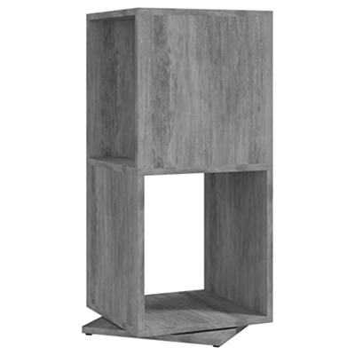 Draaikast 34,5x34,5x75,5 cm spaanplaat betongrijs