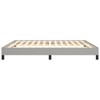 Bedframe zonder matras stof lichtgrijs 180x200 cm - thumbnail
