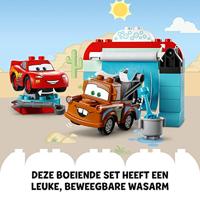 Lego Duplo 10996 Disney Cars Bliksem McQueen + Takel Wasstraat - thumbnail