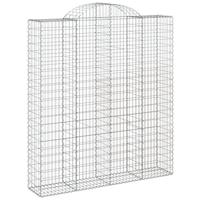 Schanskorven 11 st gewelfd 200x50x220/240 cm ijzer - thumbnail