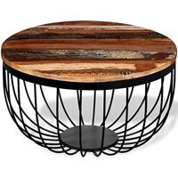 Salontafel massief gerecycled hout - thumbnail