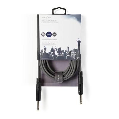 Nedis Mono-Audiokabel | 6,35 mm Male naar 6,35 mm Male | 5 m | 1 stuks - COTH23000GY50 COTH23000GY50