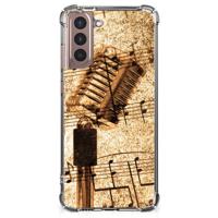 Samsung Galaxy S21 Plus Anti-shock Hoesje met foto Bladmuziek - thumbnail