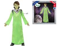 Kostuums voor Kinderen Groene alien Maat 5-6 Jaar - thumbnail