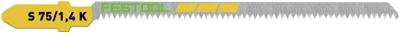 Festool S 75/1,4 K/5 Decoupeerzaagblad WOOD CURVES VE=5 - 204267