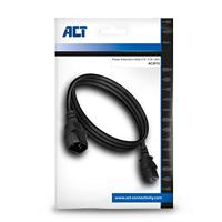 ACT AC3315 Stroomkabel C13 - C14 Zwart - 1,8 meter - thumbnail