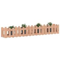 VidaXL Plantenbak verhoogd hekontwerp 200x30x30 cm massief douglashout - thumbnail