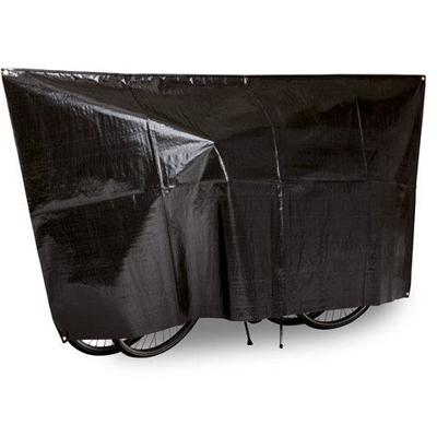 Vk duo fiets pyjama/hoes/overtrek zwart