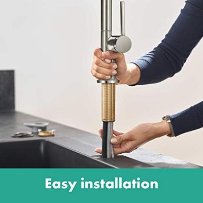 Hansgrohe Talis M54 ééngreeps keukenmengkraan 270 met uittrekbare uitloop, rvs look