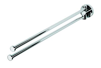 Geesa Nemox 2-lids handdoekhouder Chroom Geesa Nemox 2-lids handdoekhouder Chroom
