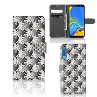 Samsung Galaxy A7 (2018) | Telefoonhoesje | Met pasjeshouder | Salamander Grey - thumbnail