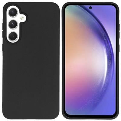 Accezz Color Backcover Samsung Galaxy A55 Telefoonhoesje Zwart Accezz Color Backcover Samsung Galaxy A55 Telefoonhoesje Zwart