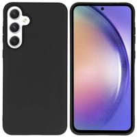 Accezz Color Backcover Samsung Galaxy A55 Telefoonhoesje Zwart - thumbnail
