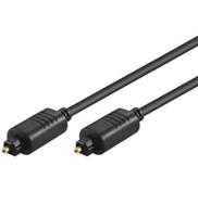 Toslink M/Toslink M - 5mm - fiber optische kabel - fiber optic cable - audio kabel - 1 meter - thumbnail