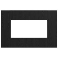 Tv-meubelset 8 pcs Zwart eiken 181 x 30 x 120 cm Bewerkt hout - thumbnail