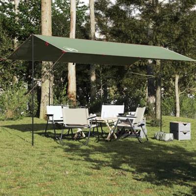 VidaXL Kampeerluifel waterdicht 500x294 cm groen