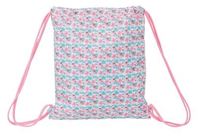 Rugtas met Koordjes Moos Flores Multicolour 35 x 40 x 1 cm