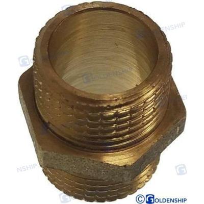 GS30150 - 3/8" Messing draadfitting dubbel nippel