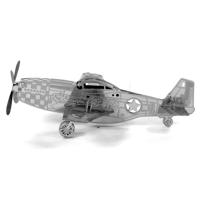 Eureka metal earth mustang p-51 - thumbnail