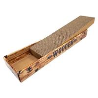 Croci krabplank homedecor noce houtprint bruin - thumbnail