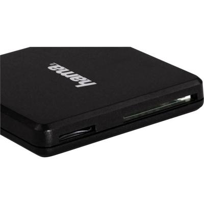 Hama USB-3.0-multi-kaartlezer SD/microSD/CF Zwart