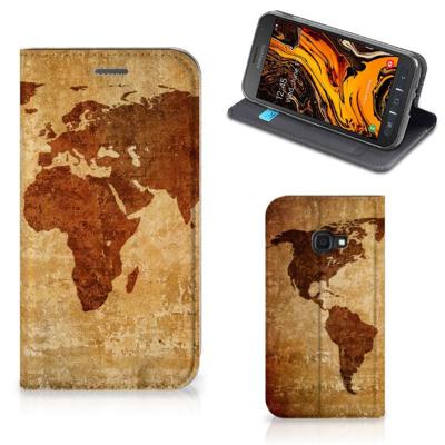 Samsung Galaxy Xcover 4s | Book Cover | Wereldkaart