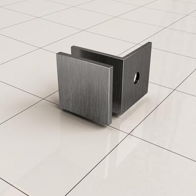 Glaskoppeling Set BWS Phan tbv profielloze Inloopdouche Gunmetal Glaskoppeling Set BWS Phan tbv profielloze Inloopdouche Gunmetal