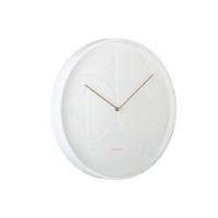 Karlsson Wandklok EchelonCircular wit - Ø 40cm - KA5948WH - thumbnail