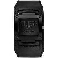 Horlogeband Guess W0418G3 / W1166G2 Onderliggend Leder Zwart 19mm - thumbnail
