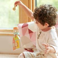 Classic World houten slot openen vormenspel, 11dlg. - thumbnail