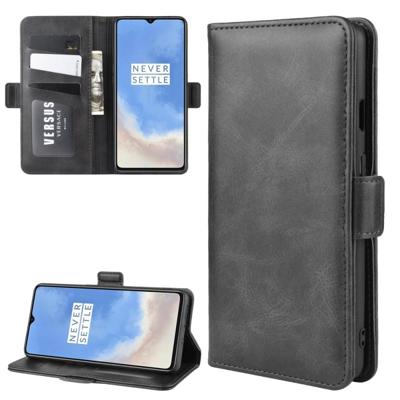 Voor OnePlus 7T portemonnee staan lederen mobiele telefoon geval met portemonnee & houder & kaartsleuven (zwart) Voor OnePlus 7T portemonnee staan lederen mobiele telefoon geval met portemonnee & houder & kaartsleuven (zwart)