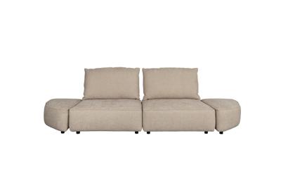 Zuiver 3-zits Bank 'Hunter' 318cm, kleur Zand Zuiver 3-zits Bank 'Hunter' 318cm, kleur Zand