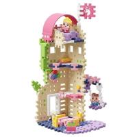 MARIOINEX Mini Waffle Princess Fantasietoren bouwstenen, 148 stuks - thumbnail