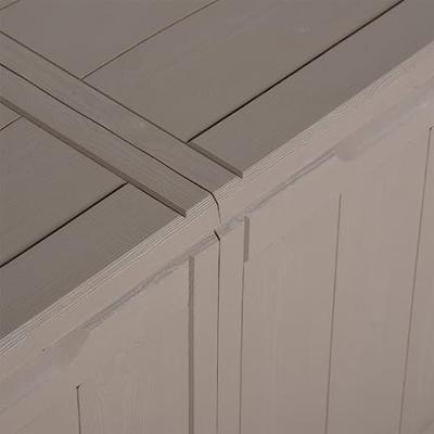 Tuinbox 180 L PP houtlook bruin