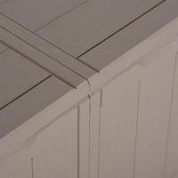 Tuinbox 180 L PP houtlook bruin - thumbnail