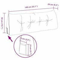 Rugkussen Roze 140 x 24 x 50 cm Stof - thumbnail