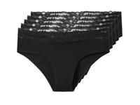 esmara Set van 5 dames onderbroeken (Zwart, M (40/42)) - thumbnail