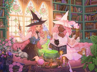 Ravensburger puzzel Enchanting library 200 XXL stukjes Ravensburger puzzel Enchanting library 200 XXL stukjes