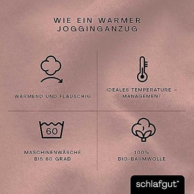 Schlafgut Schlafgut Soft Contact Jersey Flanel Hoeslaken L - 140x200 - 160x200 154 Purple Mid