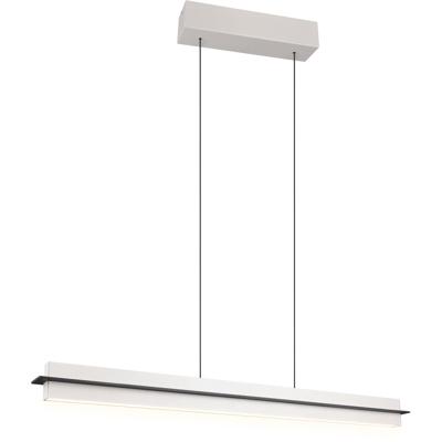 LED Hanglamp Met Aanpasbare Kleur en Aanraakschakelaar - 22W - Metaal Grijs