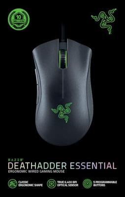 Razer DeathAdder Essential Zwart Gaming Muis Razer DeathAdder Essential Zwart Gaming Muis