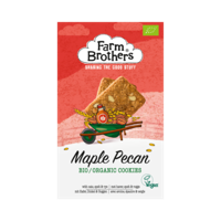Farm Brothers Maple & pecan koekjes vegan bio (150 gr) - thumbnail
