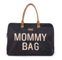 Luiertas Mommy Bag large CHILDHOME zwart goud - thumbnail
