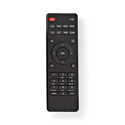 Vervangende afstandsbediening | Compatibel met: RDIN3000BK / RDIN4000BK / RDIN5000BK / RDIN5005BK | Zwart