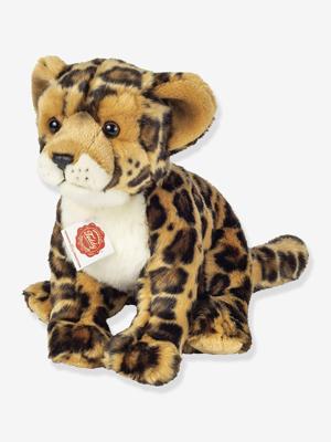 Zittende luipaardknuffel 27 cm driekleurig TEDDY HERMANN meerkleurig