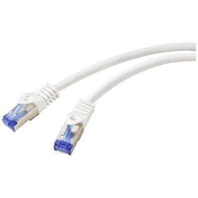 Renkforce RF-6830450 RJ45 Netwerkkabel, patchkabel CAT 6A S/FTP 0.50 m Wit 1 stuk(s) Renkforce RF-6830450 RJ45 Netwerkkabel, patchkabel CAT 6A S/FTP 0.50 m Wit 1 stuk(s)