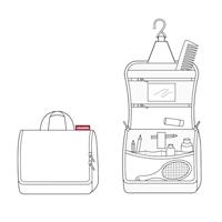 Reisenthel Toiletbag-Dots White - thumbnail