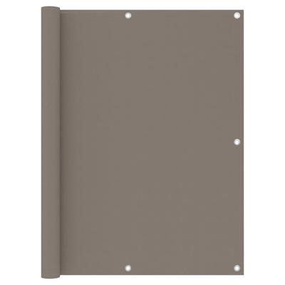 Balkonscherm 120x300 cm oxford stof taupe
